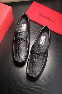 Salvatore Ferragamo Business Casual Men Shoes--083